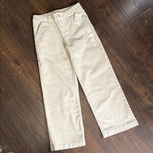 Cat & Jack Light Beige Wide-Leg Pants